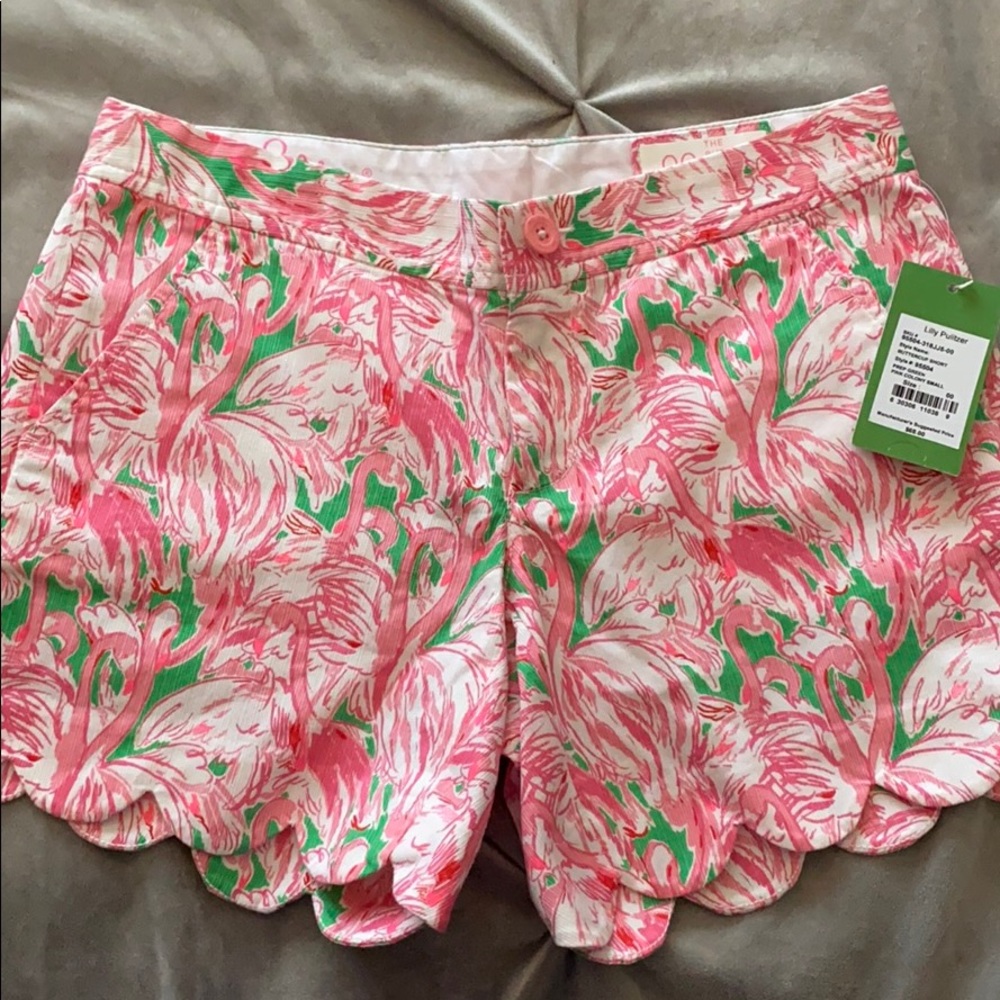 Lily Pulitzer Buttercup Short Flamingo Print